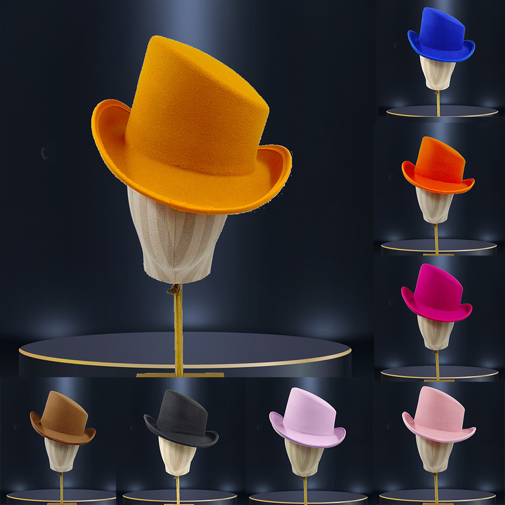 Fedora Hat Wool - Topi Fedora Pria Bergaya dengan Tepi