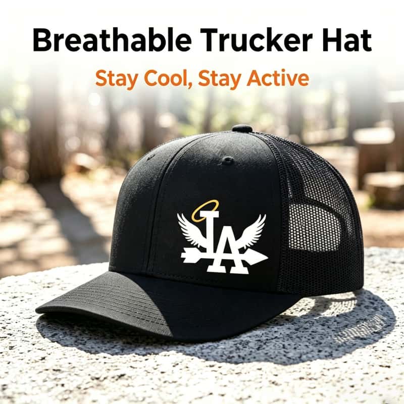 Trucker Cap Mesh - Topi Baseball Unisex Motif Cetak, Dapat