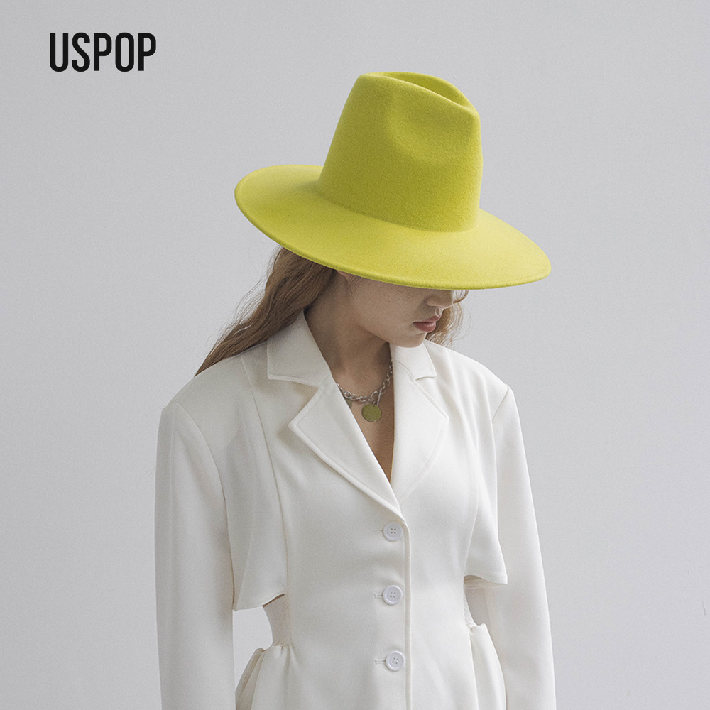 Topi Fedora Wol Mahkota Tinggi - Fedora Hat Wool ulasan dan harga