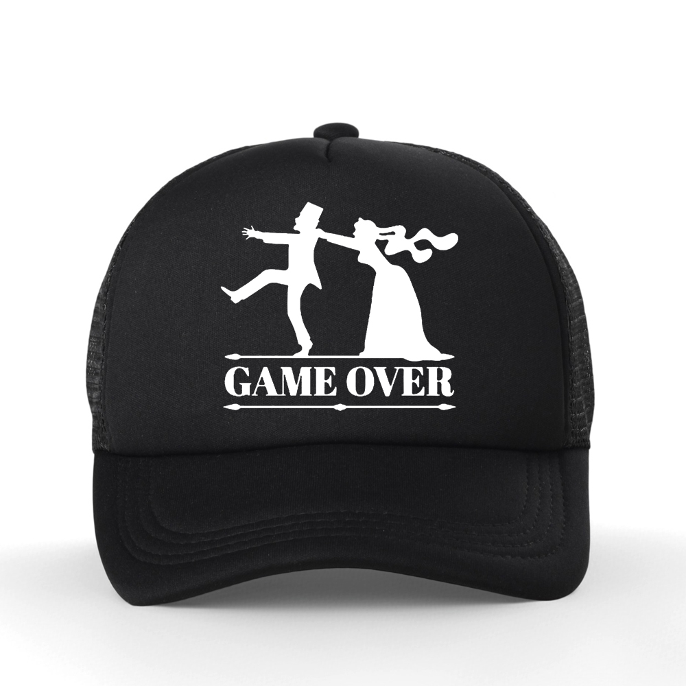 Topi Bisbol Game Over Bride Gr - Trucker Cap Mesh ulasan dan harga