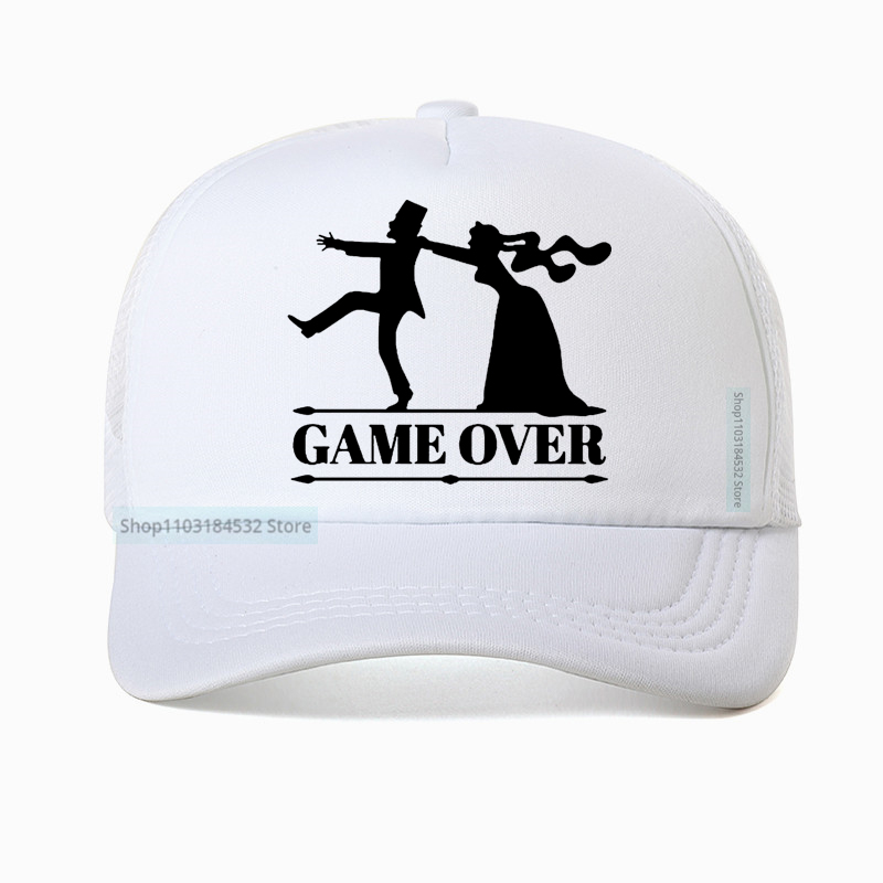 Topi Bisbol Game Over Bride Gr - Trucker Cap Mesh ulasan dan harga
