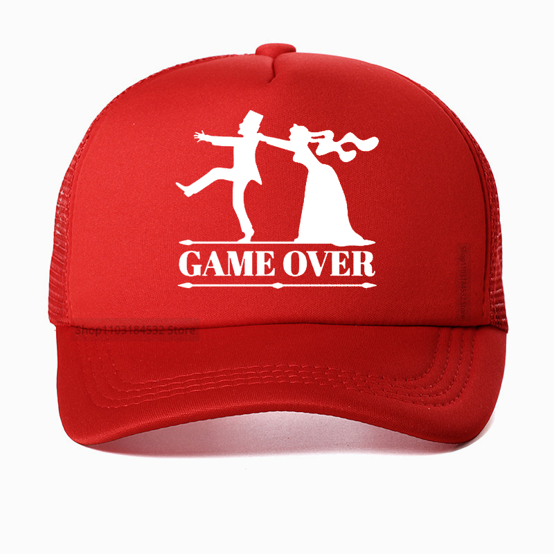 Topi Bisbol Game Over Bride Gr - Trucker Cap Mesh ulasan dan harga
