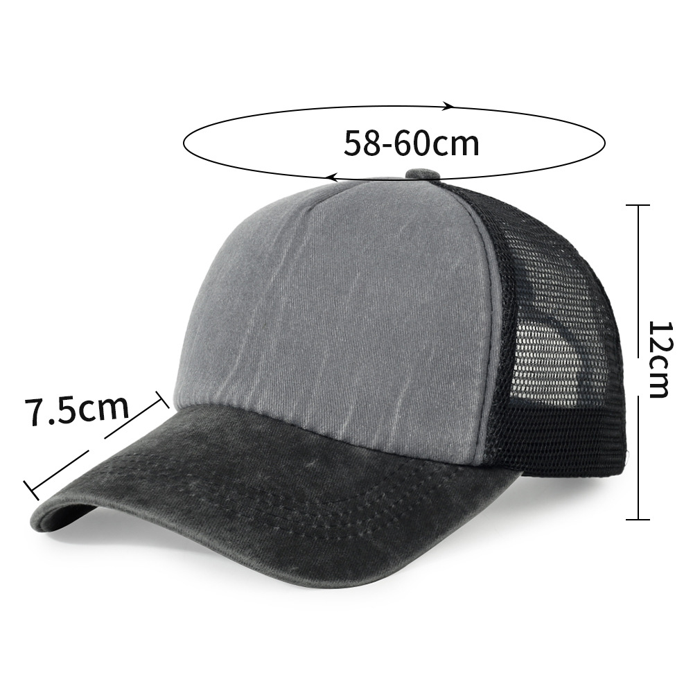 Topi Bisbol Busa Dicuci Jaring - Trucker Cap Mesh ulasan dan harga