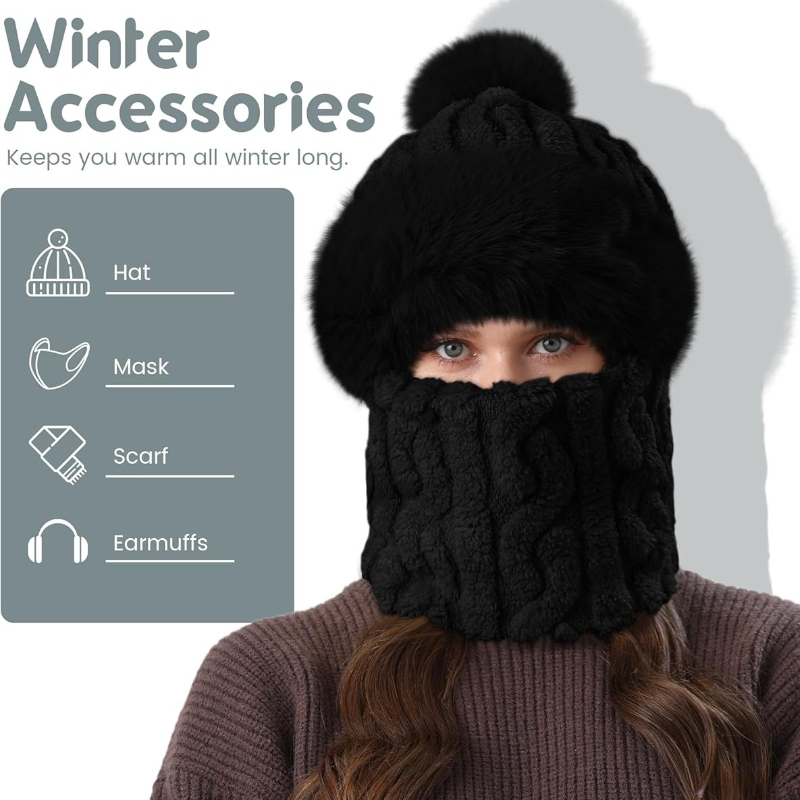Topi Beanie Wanita Musim Dingi - Skull Cap Helmet Liner ulasan dan harga