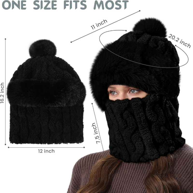 Topi Beanie Wanita Musim Dingi - Skull Cap Helmet Liner ulasan dan harga