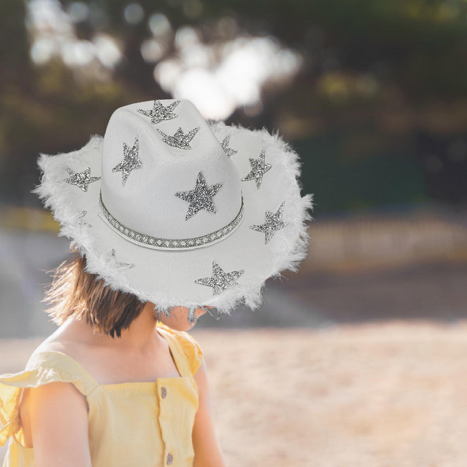 Topi koboi wanita, tutup kepal - Cowboy Hat Straw ulasan dan harga