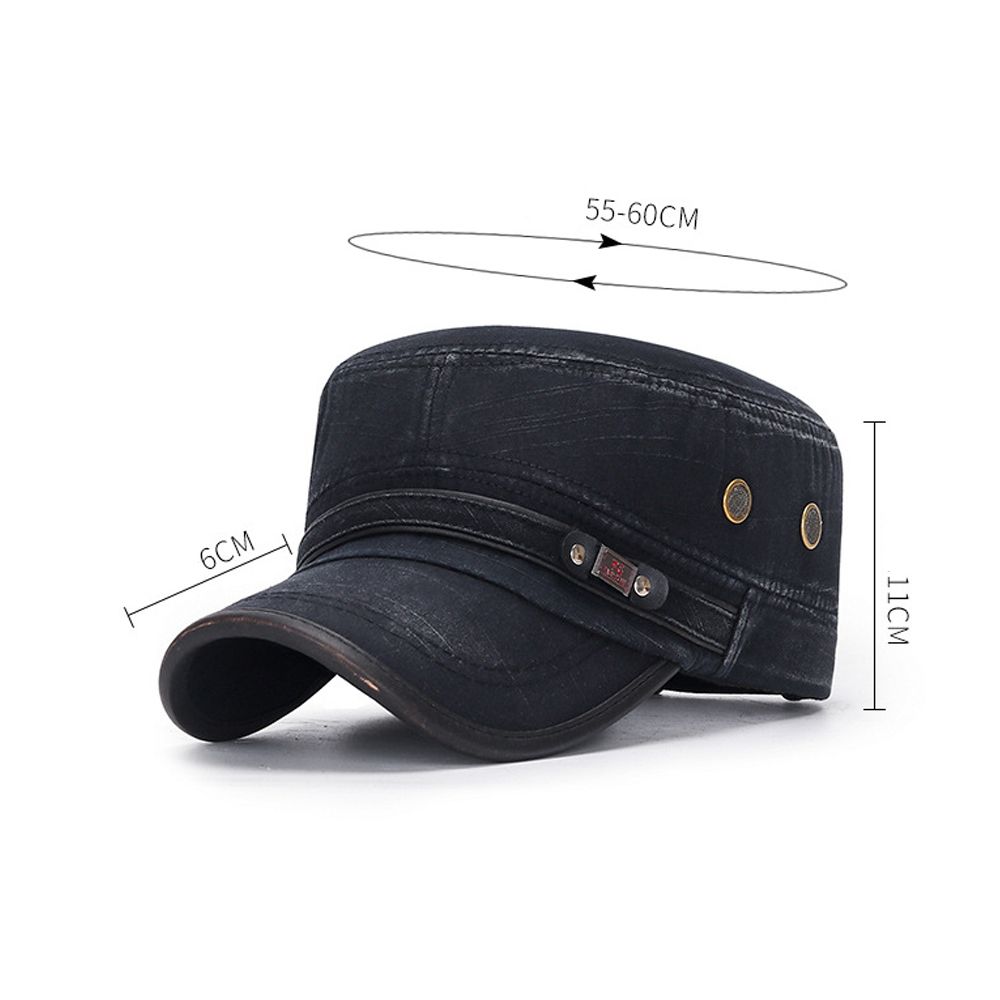 Topi Baseball Denim Pria Model - Snapback Hat Flat ulasan dan harga